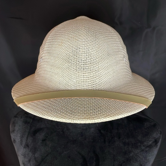 Trimingham’s Bermuda 🇧🇲 Safari Hat with Leather One Size /Vintage - Picture 1 of 8